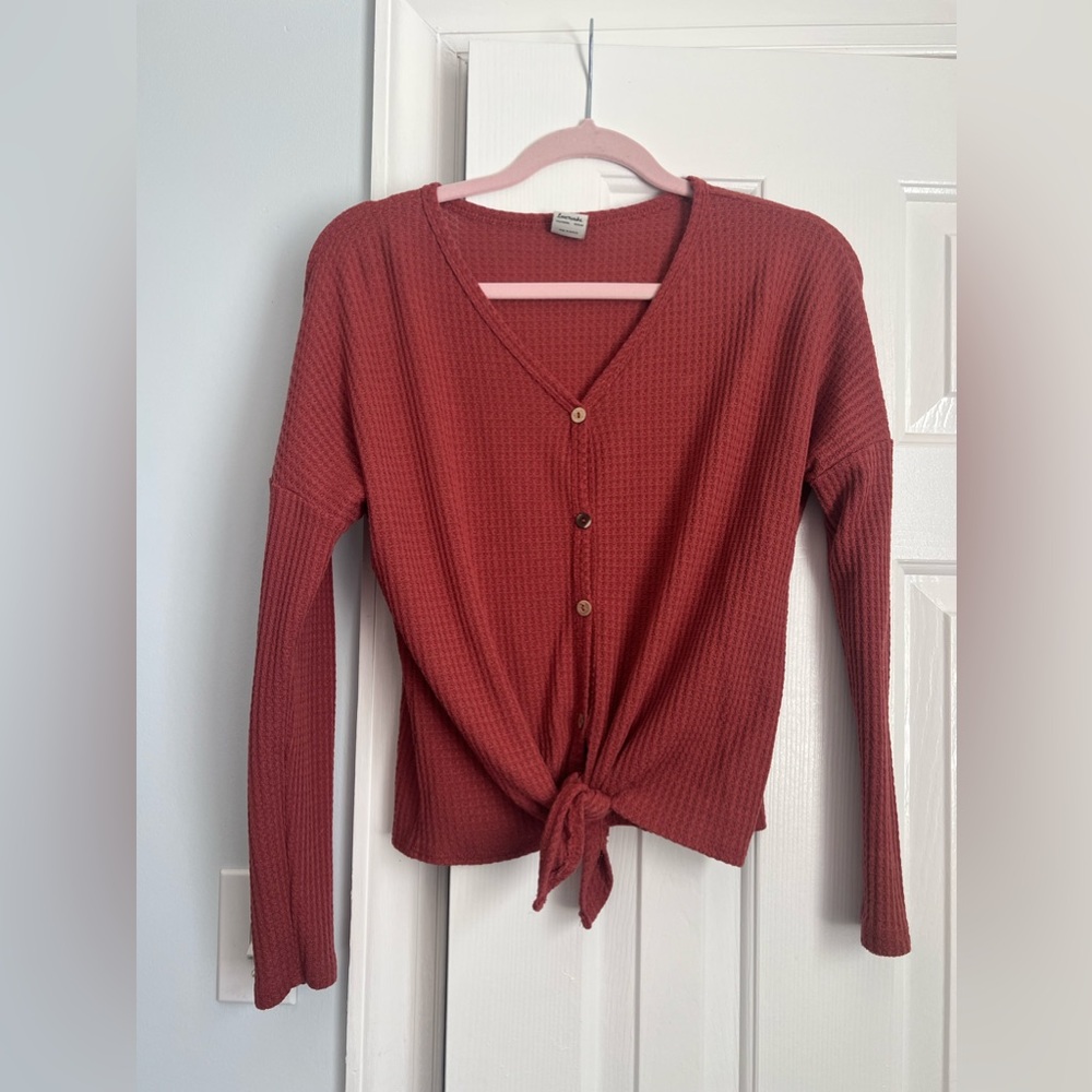 burnt orange top